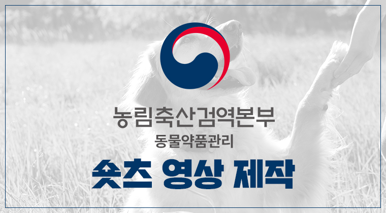 포트폴리오 : 농림축산검역본부 동물의약품관리과 숏츠 영상 제작 성공사례 #1